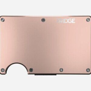 Ridge Rose Gold Wallet Cash Strap Cardholder